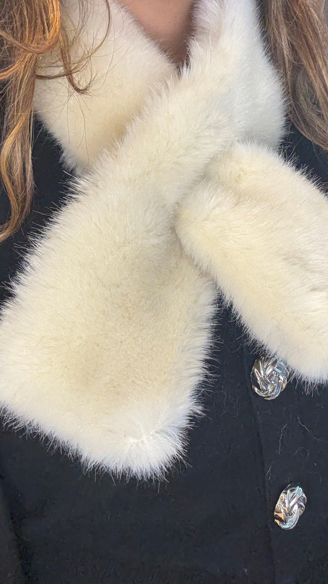 Écharpe en fourrure - La Blanche