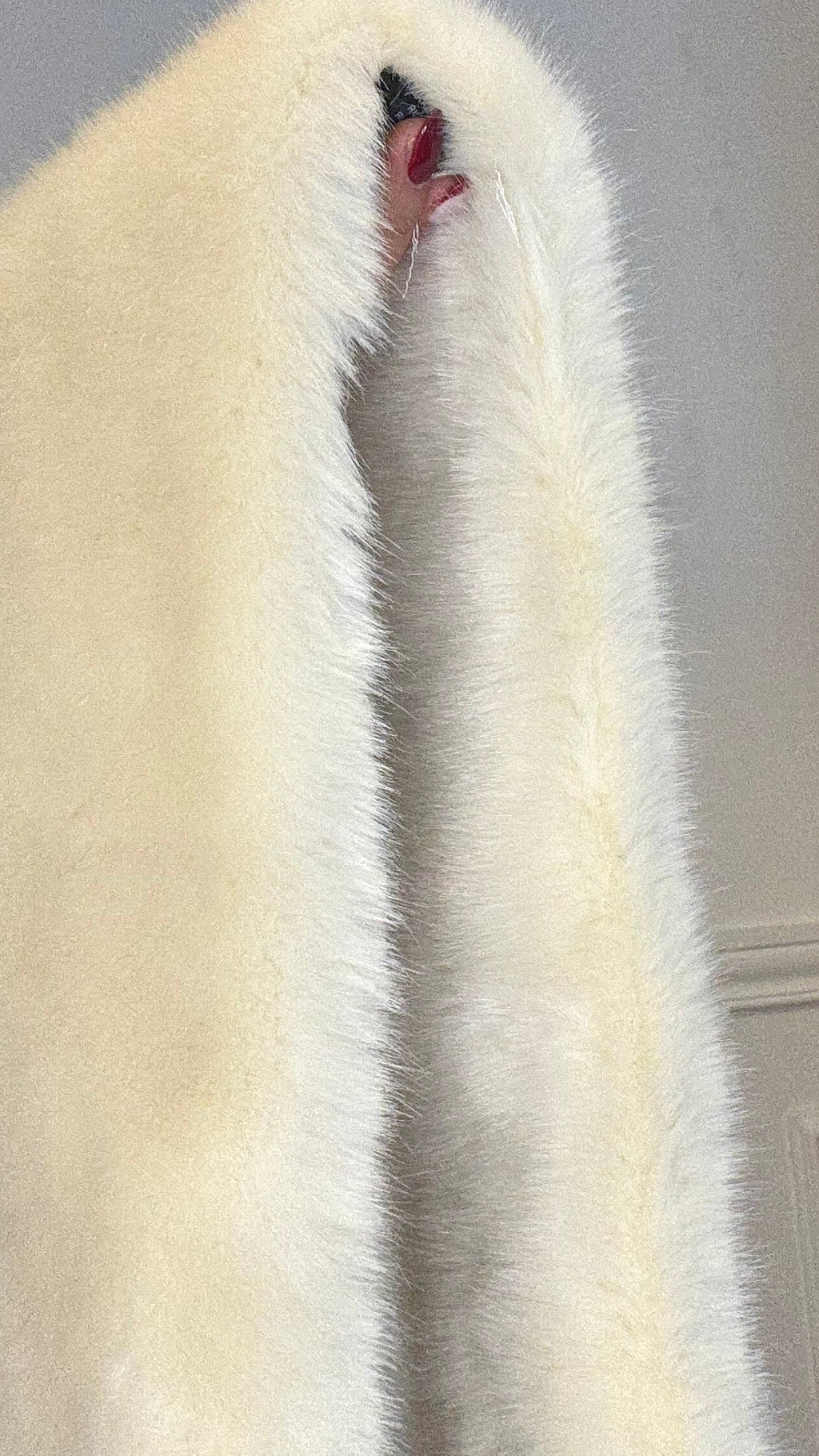 Écharpe en fourrure - La Blanche