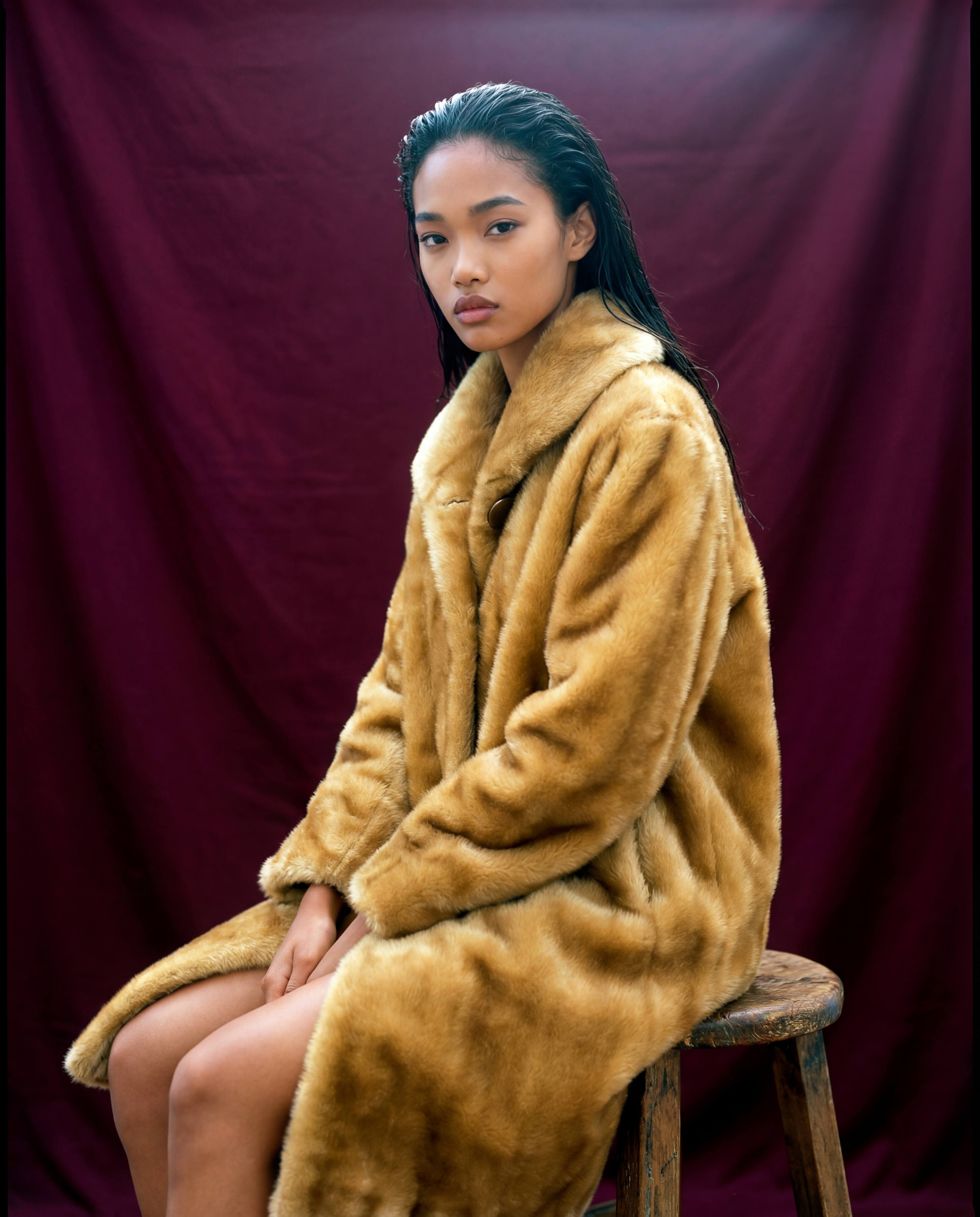 Manteau en fourrure - Le Saulnier